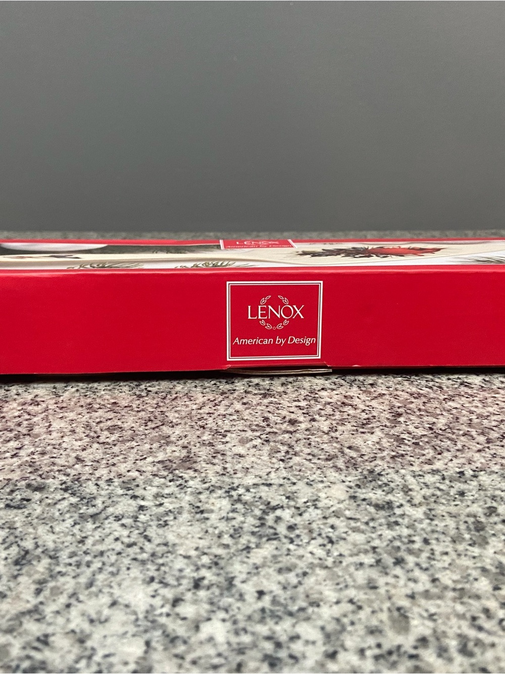 LENOX Winter Greetings Cardinal Pie Cake Dessert Server Christmas Porcelain NEW - Picture 4 of 15